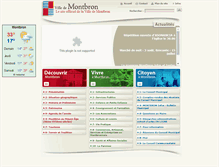 Tablet Screenshot of montbron.fr